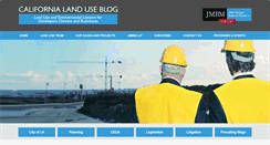 Desktop Screenshot of landuselaw.jmbm.com